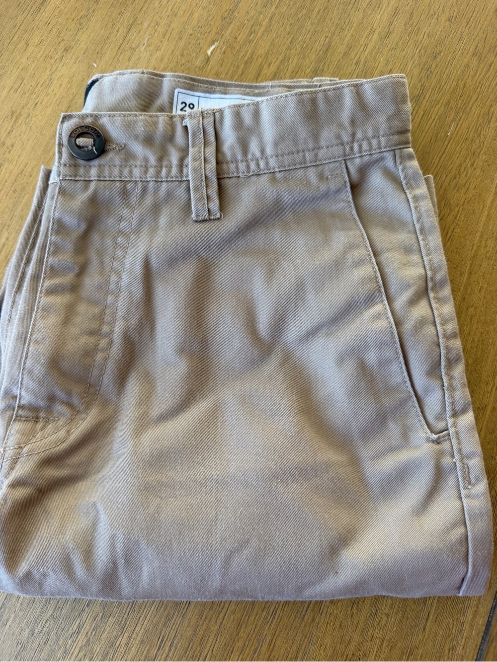 Volcom Men's Tan Chino Shorts